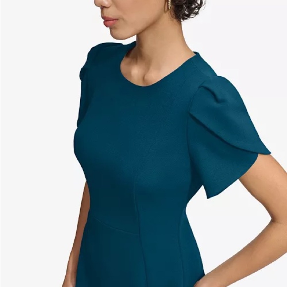 Calvin Klein Dark Green Midi Dress - Picture 2 of 7